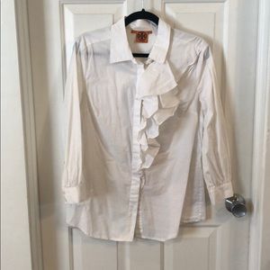 Tory Burch ruffle button-up shirt